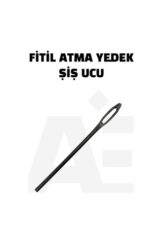 Dubleks Lastik Tamir Metal Set - 5 Adet Kısa Fitil - Fitil Atma Aleti Ve Yedek Ucu