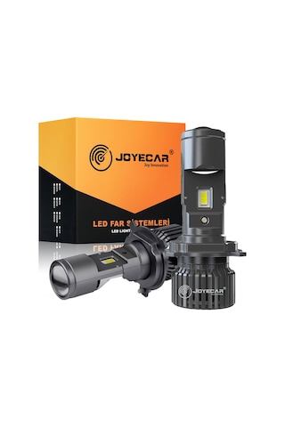 Joyecar Ultra Power Projektor Lensli H4 Uzun Kısa Led Far Ampulü
