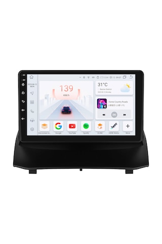 Ford Fiesta 2009-2017 Uyumlu 9 İnç Android Multimedya 1gb Ram 16gb Hafıza Kablosuz Carplay Android Auto Bluetooth 9"