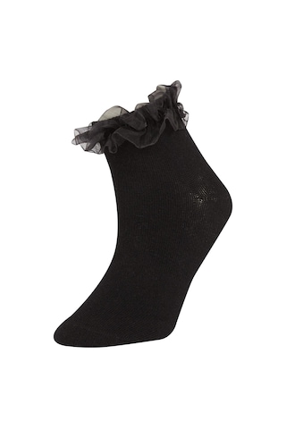 Defacto Kız Çocuk 3'lü Pamuklu Patik Çorap C2937A8NSKR1 Çok Renkli