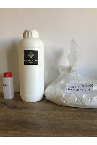 Polyester Döküm Seti 1 kg ve 1 kg kalsit