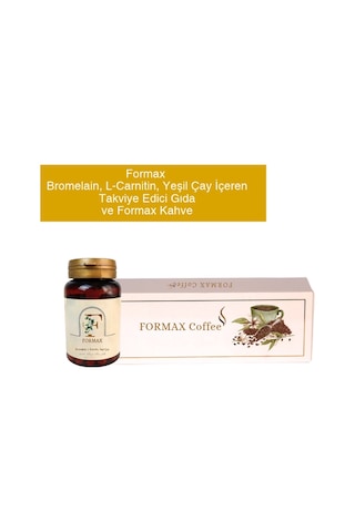 Formax Bromelain L-Carnitin Yeşil Çay İçeren Takviye Edici Gıda ve Formax Kahve