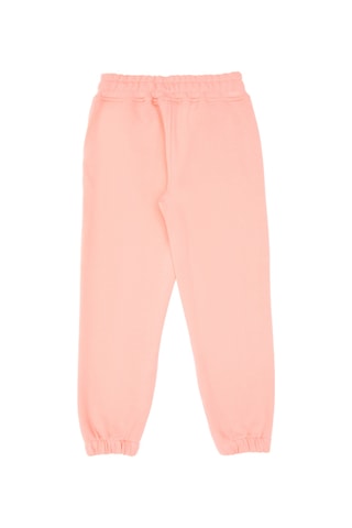U.S. Polo Assn. Kız Çocuk Neon Pembe Simli Baskı Detaylı Jogger Eşofman Altı 50316849-VR105