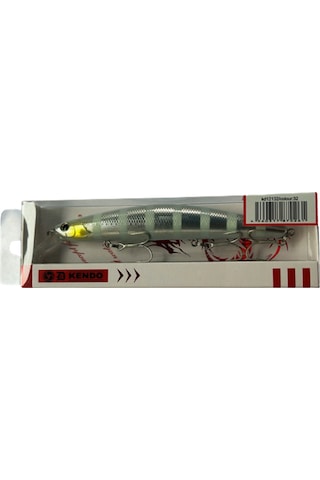 KENDO SEABASS MİNNOW 125F 21GR (COLOR : 32) (Zebra Glow)