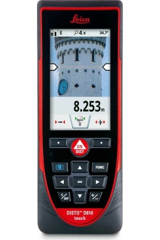Leica Disto D810 Dokunmatik Ekranlı Kameralı Lazermetre
