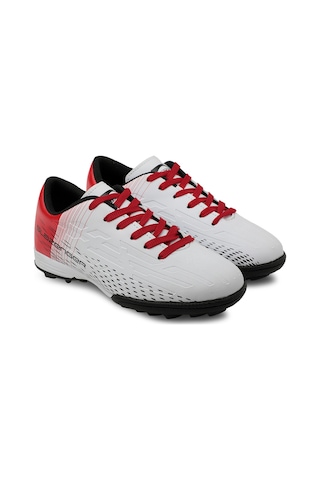 Slazenger SCORE I HS Erkek Halı Saha Beyaz / Kırmızı Futbol Ayakkabısı