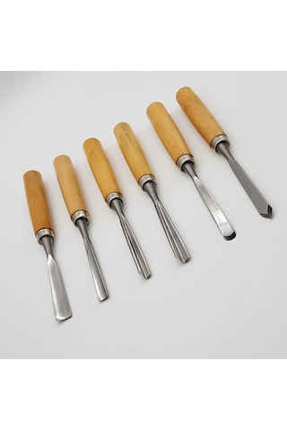 Titi 1180 Ahşap Oyma Seti 12  Parça