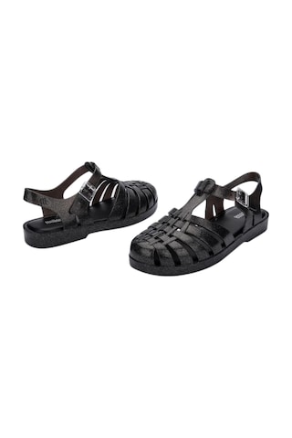 Melissa Kadın Possession Parıltılı Siyah Sandalet-14712