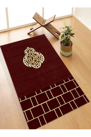 Namazlık Seccade Mürdüm Kaymaz Taban Keçe Süngerli Diz Ağrıtmaz Ahs900-1