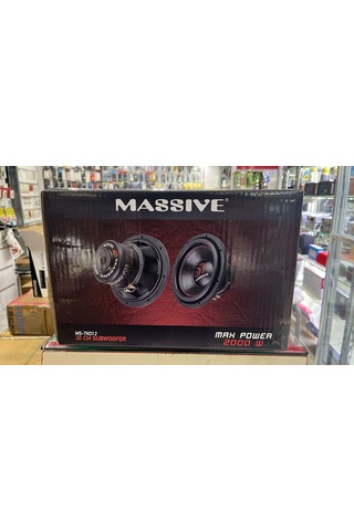 Ms-tko12 2000wat 800 Rms 30cm Subwoofer Bas Çift Bobin Kl