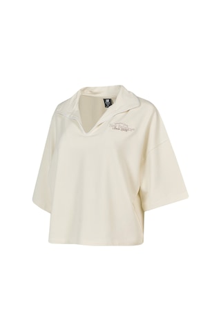 New Balance Lifestyle Kadın Tshirt Bej Bej