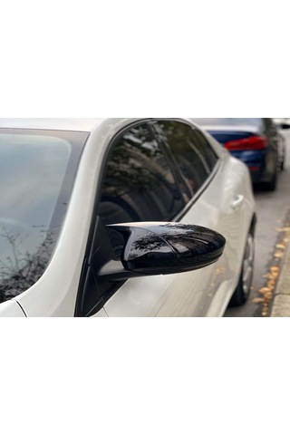 Renault Megane 4 Batman Yarasa Ayna Kapağı Piano Black / 2016 Sonrası