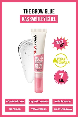 The Brow Glue Crazy Lift Extra Strong Hold Kaş Sabitleyici Jel 7 Ml 0