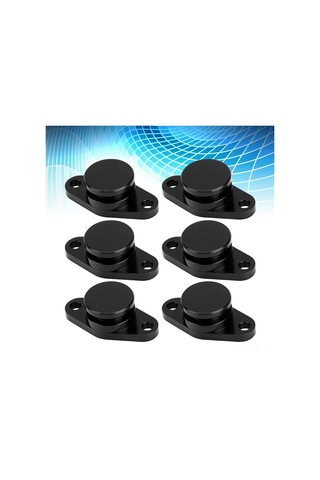 Lemestar M57/m57d25 Motorlu Bmw İçin 6x22mm Alüminyum + Kauçuk Motor Giriş Valfi Tamiri Flap Seti Siyah