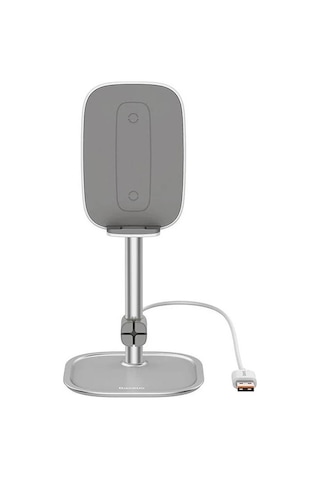 Baseus Literary 15w Kablosuz Şarj Masaüstü Telefon Tutucu Stand Wireless Şarj- 5775