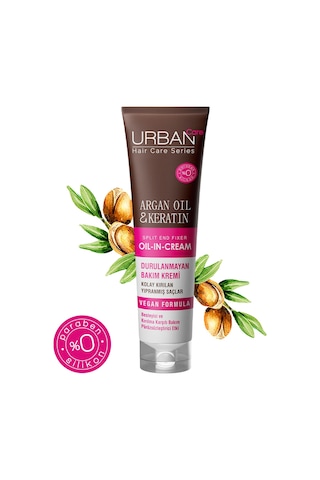 Urban Care Argan Oil & Keratin Kırılma Karşıtı Durulanmayan Saç Kremi 150 ML
