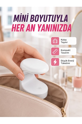 Uv Ve Led Jel Kurutmaya Uygun Çift Dalga Boylu Mini Kurutucu Yeni Nesil - Lisinya