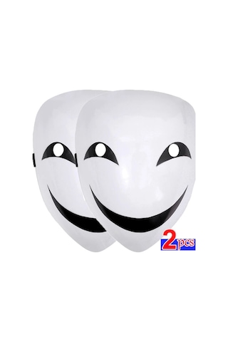 Jl 2 Adet Anime Siyah Bullet Maske Cosplay Kagetane Hiruko