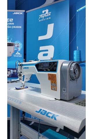 Jack A4 F Step Motorlu Full Otomatik Düz Dikiş Makinası Konuşan Paket Yok