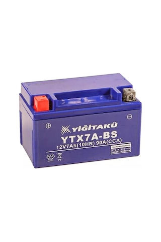 Yiğit Akü YTX7A-BS 12 V 7 Ah Amper Motosiklet Akü
