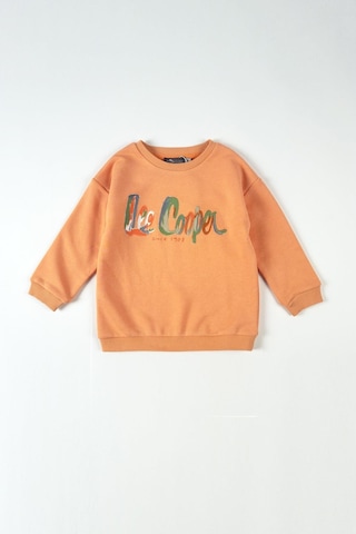 Lee Cooper Sunrise Çocuk O Yaka Sweatshirt Somon-20548 Somon