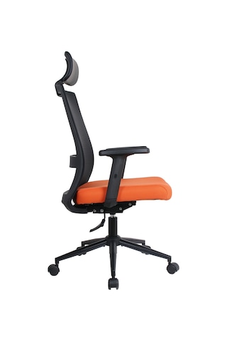 Vera Flex Multi Fonksiyon Çalışma Koltuğu - Siyah/turuncu 63x117-127x67 Cm