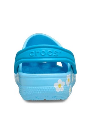 Crocs Classic Daisy Clog K Tinted Glass Mavi Çocuk Terlik-8923 Mavi