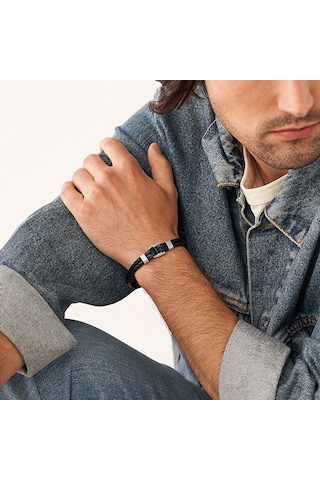 Fossil Jf04202-040 Erkek Bileklik Siyah