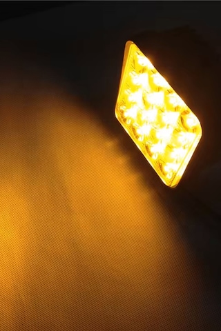 16 Led 12 Volt Turuncu Spot Far Oto Çalışma Lambası Atv Kamyon Tır Traktör Offroad