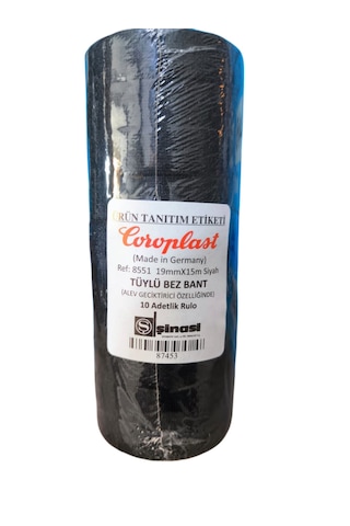 Coroplast Tüylü Bez Bant 19 Mm X15 Mt 8 Adet 8 Adet