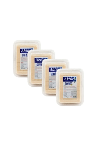 Aktürk Vanilyalı Gofret 475 Gr X 4 Adet