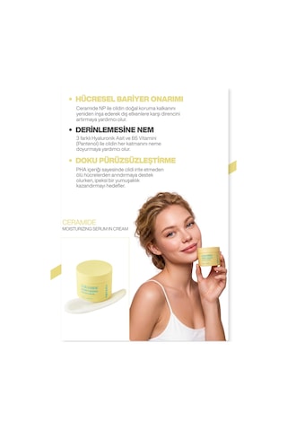 Bariyer Onarıcı Ceramide Serum Ceramide Np + Panthenol + 3ha Yoğun Nemlendirici & Yüz Kremi