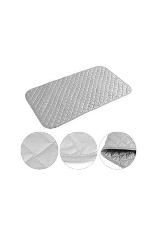 Mufunye Kumaş Baskı Isıya Dayanıklı Kaymaz Kuru Ütü Minderi - Ev Mobilyalarını Isı Ve Su Zararından Koru