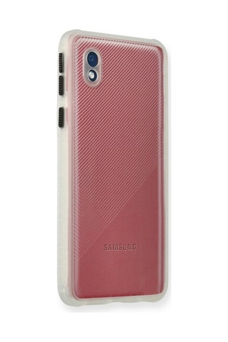 Samsung Galaxy Uyumlu A01 Core Kılıf Miami Şeffaf Silikon - Şeffaf Renk