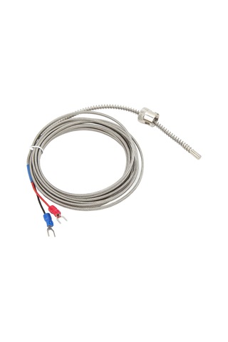 Dianziye K Tipi Termokuplak, 0-600 C Sıcaklık Ölçümü, Dayanıklı Paslanmaz Çelik, Anti-parazit, 3 Metre, Petrokimya-metalurji Endüstrisi Uygulamaları