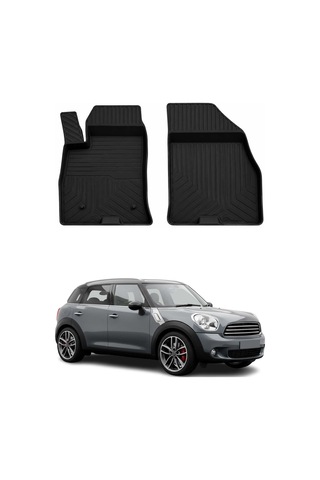 Mini Countryman R60 2010-2017 Uyumlu 4d Havuzlu Paspas Kauçuk Siyah 4 Parça