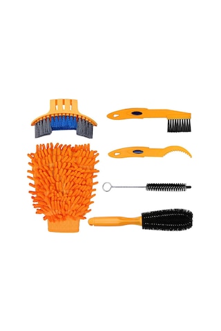 Bisiklet Temizleme Fırçası Aracı Bisiklet Temizleme Araç Seti Bisiklet Zincir Bakım Aracı Zincir Temizleyici Çok Renkli