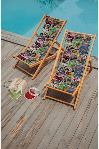 Bluehomeconcept Adawall Home Justice League Şezlong