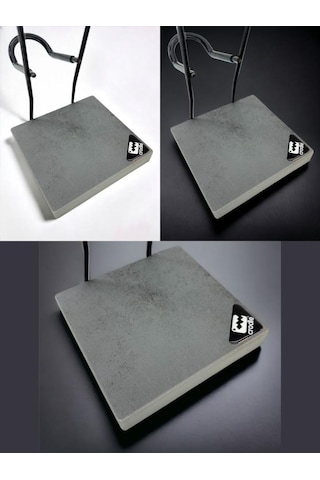 Gri Ahşap Ve Siyah Metal Gaming Ps4 Ps5 Xbox Joystick Kontroller Tutucu Ve Kulaklık Dikey Standı