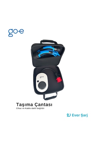 Go-E Charger Şarj Cihazı Ve Kablosu İçin Taşıma Çantası Siyah
