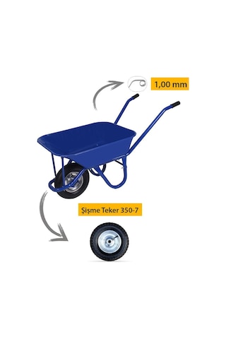 Kanat Demonte El Arabası 1.00 Mm Sac