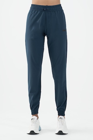 Maraton Active Regular Kadın Dönüşlü Lastik Paça Fitness Navy Pantolon 22174-navy Lacivert