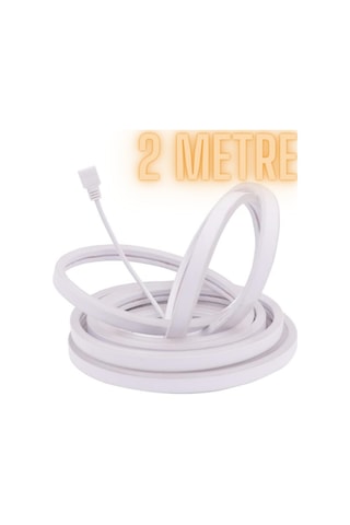 Araç Içi Aydınlatma Ip Şerit Led Ip Neon Turuncu 2 Metre