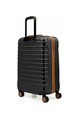 Louisiana Polo Orta Boy Valiz 4x2 Teker Siyah-taba 1168 Siyah - Taba