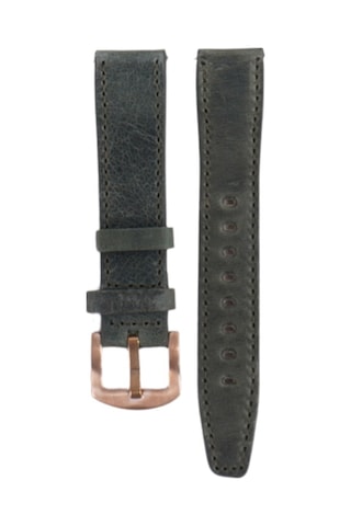 Fro Lw38-43 20 Mm Hakiki Deri Spor Yeşil Kordon Gold Toka