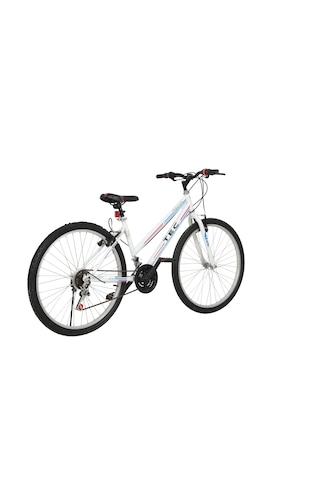 Bisiklet Vision Tec Eros 26" Jant 21 Vites Kadın Dağ Bisikleti Beyaz - Pembe & Vitesli Bisiklet Beyaz - Pembe