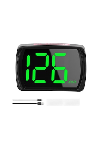 Maiyame Siyah Gps + Bds Çift Modlu Araç Yüksek Görünürlük Hud, Canlı Hız Gösterici, Usb Plug & Play, Gölgelikli, 12-24v Uyumlu