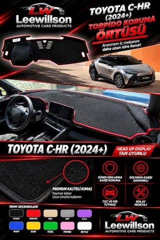 Toyota C-hr Head Up Display 2024 + Ön Gögüs Panel Torpido Koruma Kilifi Halisi Toyota C-hr Head Up Display 2024 + Ön Gögüs Panel Torpido Koruma Kilifi Halisi