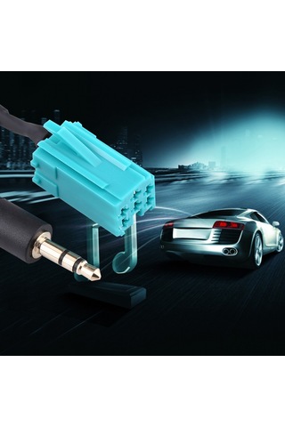 Springsun Renault Aux Mp3 Kablosu - "update List" Radyolar İçin, Pvc + Bakır Çekirdek, 150cm Uzunluk, Dayanıklı, Cd Değiştiriciyle Uyumlu 2005-2011 Modeller