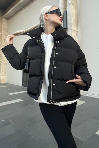 Madmext Siyah Oversize Basic Mont Mg1549